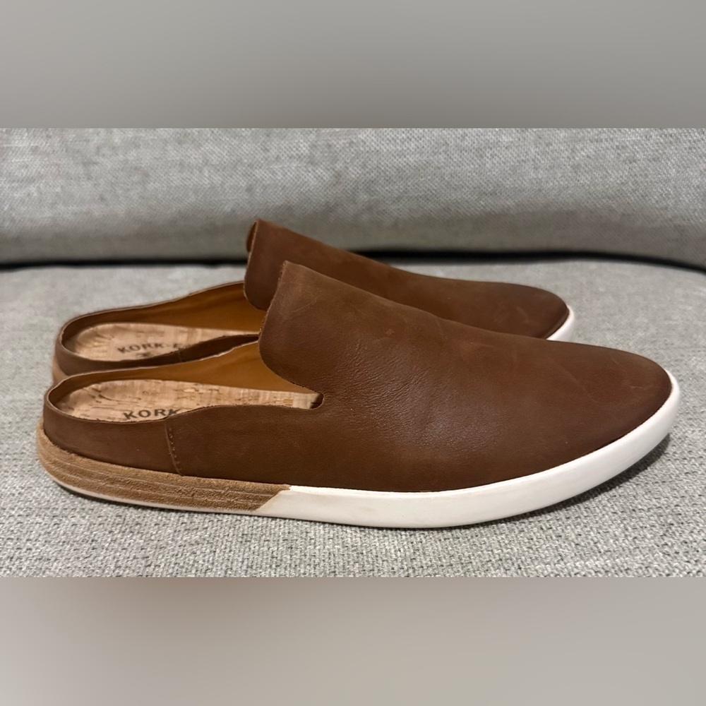 Kork-Ease Brown Leather Flats